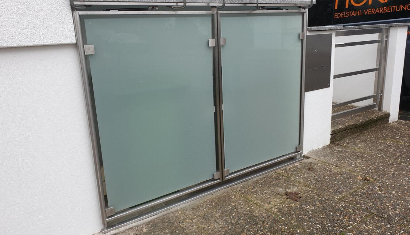 Briefkästen und Mülltonnenboxen