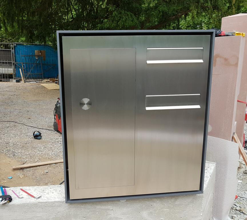 Briefkästen und Mülltonnenboxen