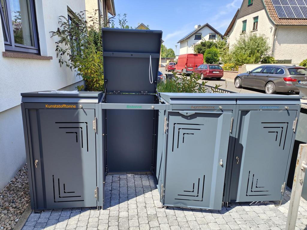 Briefkästen und Mülltonnenboxen